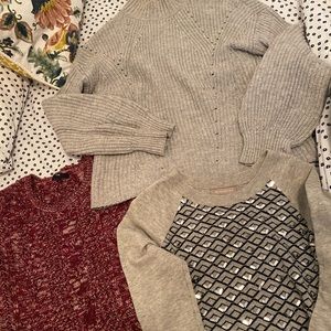 3 warm sweaters for $29